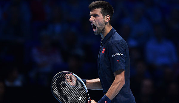 Novak Djokovic besiegte Dominic Thiem nach drei Sätzen