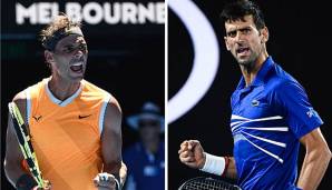 Novak Djokovic und Rafael Nadal treffen erneut im Finale der Australian Open aufeinander.