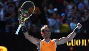 Rafael Nadal bestreitet heute bei den Australian Open sein Viertelfinal-Spiel gegen Frances Tiafoe.