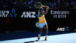 Rafael Nadal steht ohne Satzverlust im Viertelfinale der Australian Open 2019.