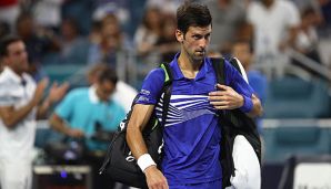 Novak Djokovic ist in Miami im Achtelfinale ausgeschieden.