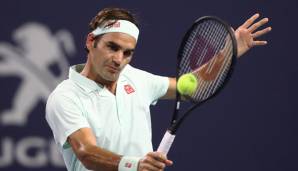 Roger Federer trifft im Halbfinale von Miami auf Denis Shapovalov.