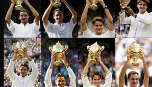 Roger Federer war bereits einige Male Sieger von Wimbledon.