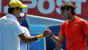 Rivalen, aber auch langjährige Freunde: Roger Federer (l.) und Rafael Nadal.