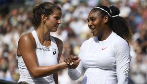 Julia Görges unterlag Serena Williams im vergangenen Jahr in Wimbledon-Halbfinale.