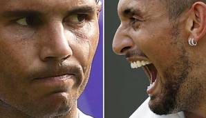 Rafael Nadal und Nick Kyrgios treffen in der zweiten Runde in Wimbledon aufeinander.