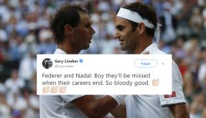 Frei nach Gary Lineker: Im Tennis jagen zwei Spieler einen gelben Filzball. Und am Ende gewinnen immer Federer, Nadal oder Djokovic.