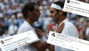 Rafael Nadal, Roger Federer, Tennis, Wimbledon, Netzreaktionen