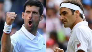Im Wimbledon-Finale am Sonntag treffen Novak Djokovic und Roger Federer zum insgesamt 48. Mal aufeinander. Passend zum Anlass blickt SPOX auf die vergangenen Duelle der beiden auf dem heiligen Rasen zurück.
