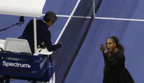 Serena Williams bekam sich letztes Jahr mit Schiedsrichter Ramos in die Wolle.