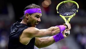 Rafael Nadal kämpft um den Einzug ins Halbfinale der US Open 2019.
