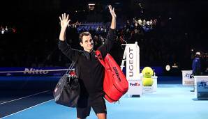 Roger Federer steht im Halbfinale der ATP-Finals.