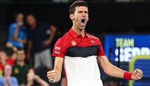 Novak Djokovic und seine Serben haben sich beim ATP Cup erfolgreich für das Viertelfinale qualifiziert.