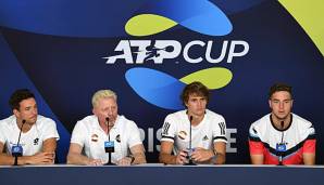 Boris Becker fungiert beim ATP Cup in Australien als Kapitän für das deutsche Team.