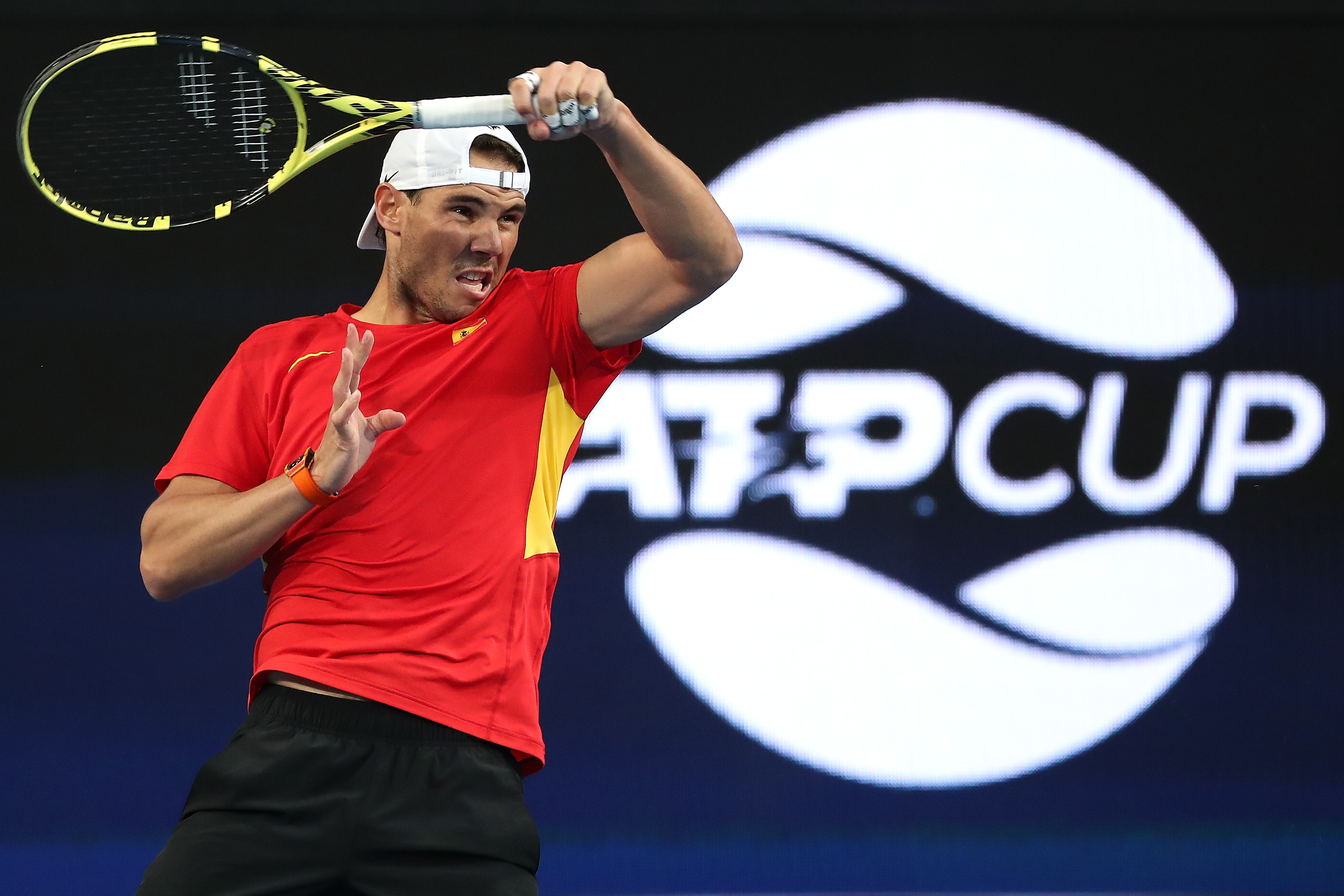 Rafael Nadal und seine Spanier wollen an Tag vier des ATP Cups gegen Uruguay gewinnen.