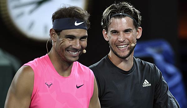 Dominic Thiem und Rafael Nadal treffen im Viertelfinale der Australian Open aufeinander.