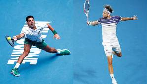 Novak Djokovic und Dominic Thiem treffen im Finale der Australian Open aufeinander.