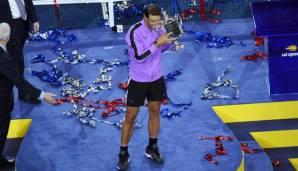 Im vergangenen Jahr gewann Rafael Nadal die US Open.