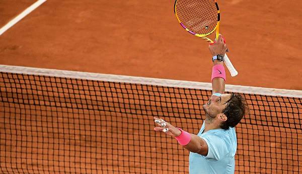Gewohntes Bild: Rafael Nadal darf auf dem Sand in Roland Garros bei den French Open jubeln.