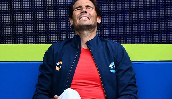 Rafael Nadal sagte sein Spiel ab.