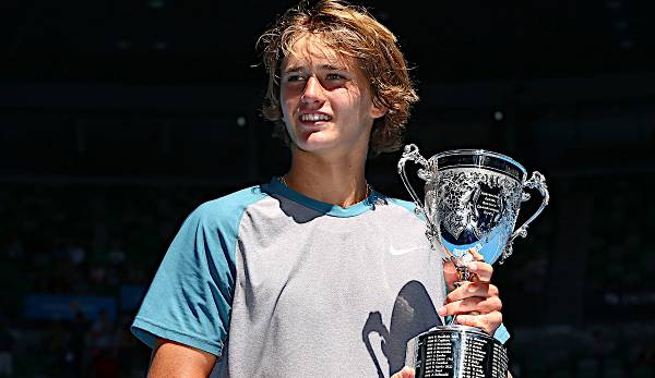 Alexander Zverev gewann 2014 die Australian Open Junior Championships im Alter von 16 Jahren.