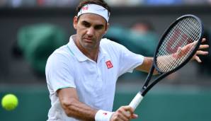 Roger Federer steht mal wieder im Achtelfinale von Wimbledon.