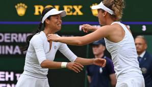 Elise Mertens und Hsieh Su-We haben in Wimbledon nach einem starken Comeback den Titel im Damen-Doppel gewonnen.