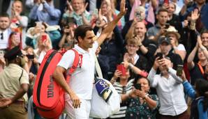 Roger Federer spielte zuletzt Ende Juni in Wimbledon, wo er dem Polen Hubert Hurkacz glatt in drei Sätzen unterlag.