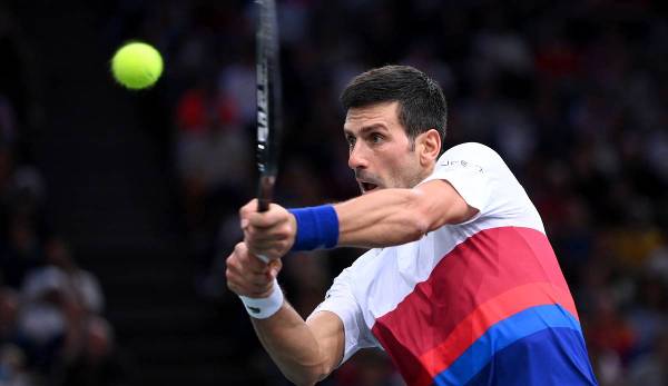 Novak Djokovic greift heute beim ATP Finale ins Geschehen ein.