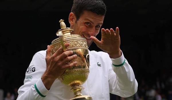 Novak Djokovic gewann Wimbledon 2021.