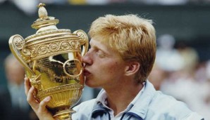 Boris Becker gewann das Wimbledon-Turnier in seiner Karriere dreimal.
