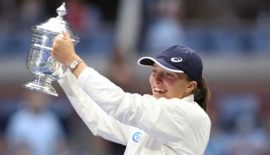 Titelverteidigerin: Iga Świątek gewann im vergangenen Jahr die US Open.