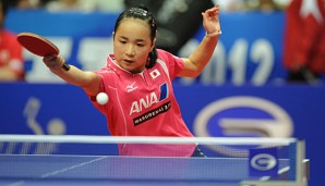 Mima Ito gewann in Magdeburg im Doppel mit Miu Hirano