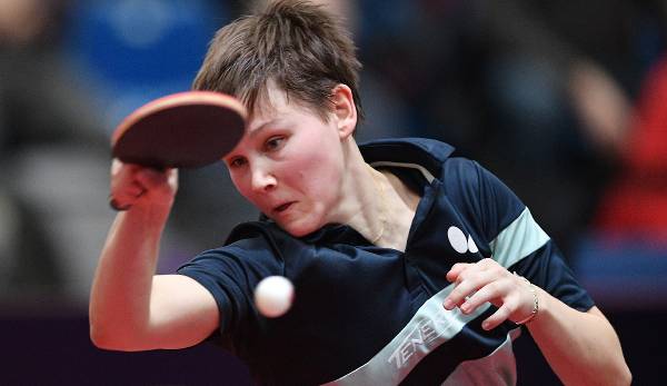 Nina Mittelham, Kapitänin der deutschen Tischtennis-Frauen, gewinnt mit ihrem Team Gold bei der EM.