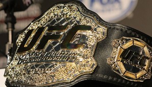Ein UFC-Championship-Gürtel aus dem Jahr 2011
