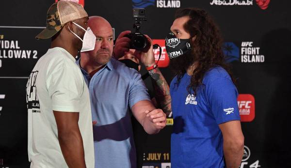 Kamaru Usman und Jorge Masvidal trafen bereits bei UFC 251 aufeinander.