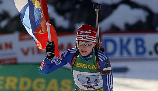 Die russische Damen-Staffel durfte sich in Oberhof über den dritten Sieg in Serie freuen