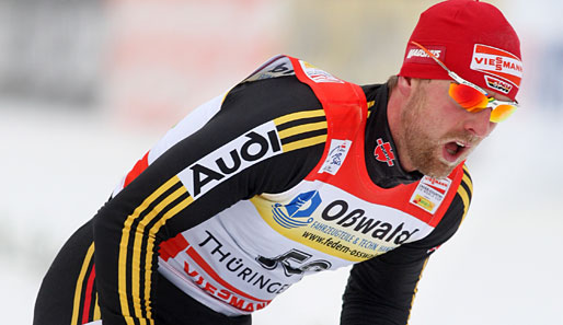 Nur 3,6 Sekunden fehlten Axel Teichmann in Otepää auf Rang drei