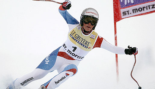Die Schweizerin Lara Gut holte in St. Moritz ihren ersten Weltcup-Sieg