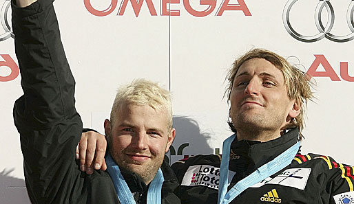 Kevin Kuske (rechts) und Andre Lange bilden aktuell das erfolgreichste Gespann im Zweierbob