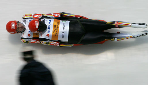 Zurück in der Erfolgsspur: Patric Leitner und Alexander Resch belegten Rang drei in Winterberg
