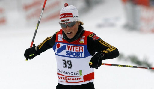Claudia Nystad verlor im Jagdrennen die Gesamtführung bei der Tour de Ski