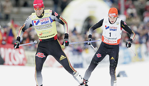Die nordischen Kombinierer Ronny Ackermann und Eric Frenzel gehen in Liberec an den Start