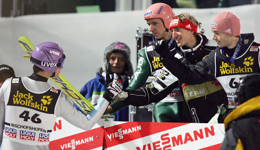 Wollen bei der FIS-Team-Tour ein Wörtchen mitreden: Schmitt (l.), Uhrmann und Neumayer (r.)