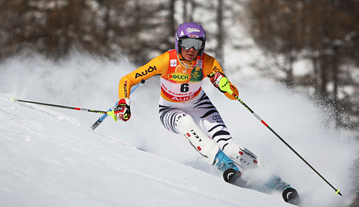Hat ihre Medaillenchance gewahrt: Maria Riesch belegte im ersten Lauf des WM-Slaloms Platz sechs