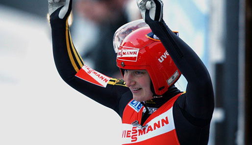Tatjana Hüfner hat nicht nur in Calgary die Nase vorn. Es winkt der Sieg im Gesamtweltcup