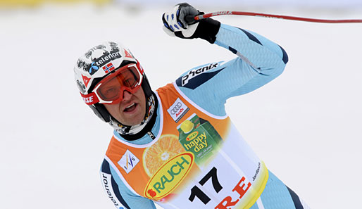 Holte sich mit seinem zweiten Platz in Are den Gesamtsieg im Super-G: Aksel Lund Svindal