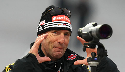 Frank Ullrich trainiert seit 1998 die deutschen Biathlon-Herren
