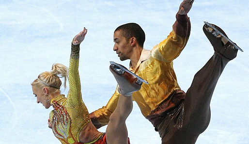 Olympia-Norm trotz enttäuschender Leistung geschafft: Aljona Savchenko (l.) und Robin Szolkowy