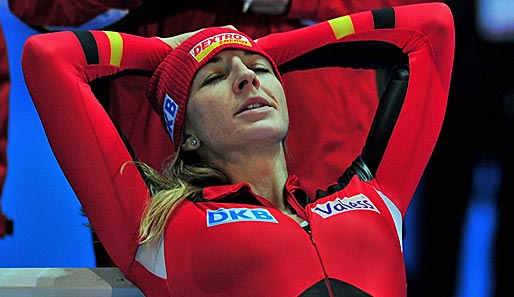 Anni Friesinger-Postma ist zweifache Olympiasiegerin